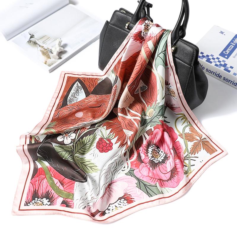 Scarves Square Silk Scarf Women Neck Wraps Band Hair Fashion Digital Print Floral Lady Foulard Bandana Spring Summer
Scarves Square Silk Scarf Women Neck Wraps Band Hair Fashion Digital Print Floral Lady Foulard Bandana Spring Summer