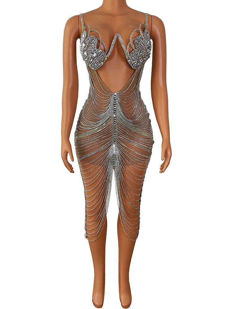 Stage Wear Handmade Top Luxury Leotard Crystal Bodysuit Harness Body Sexy Lingerie Chain Women Banquet Rhinestone Bikini DressStage, Multi
Stage Wear Handmade Top Luxury Leotard Crystal Bodysuit Harness Body Sexy Lingerie Chain Women Banquet Rhinestone Bikini DressStage, Multi