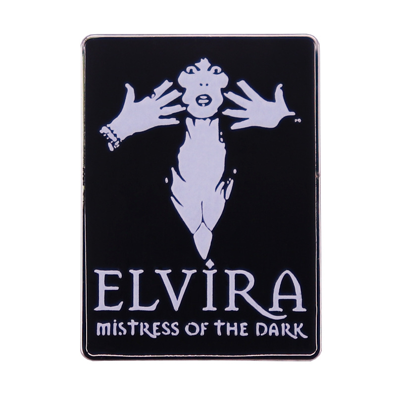 Elvira Mistress Of The Dark Enamel Pin Brooch Spooky Horror Badge Halloween Fashion Jewelry Decor, As picture
Elvira Mistress Of The Dark Enamel Pin Brooch Spooky Horror Badge Halloween Fashion Jewelry Decor, As picture