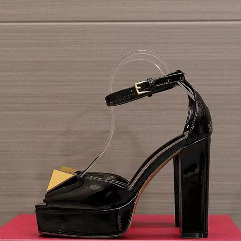 Top Quality Sandals High Heels Women Dress Shoes Luxury Designer Leather Shoes 15.5 CM Hentian Gao Heels Platform Wedding Party Women Fish Mouth Shoes Rivets, Shoe box
Top Quality Sandals High Heels Women Dress Shoes Luxury Designer Leather Shoes 15.5 CM Hentian Gao Heels Platform Wedding Party Women Fish Mouth Shoes Rivets, Shoe box