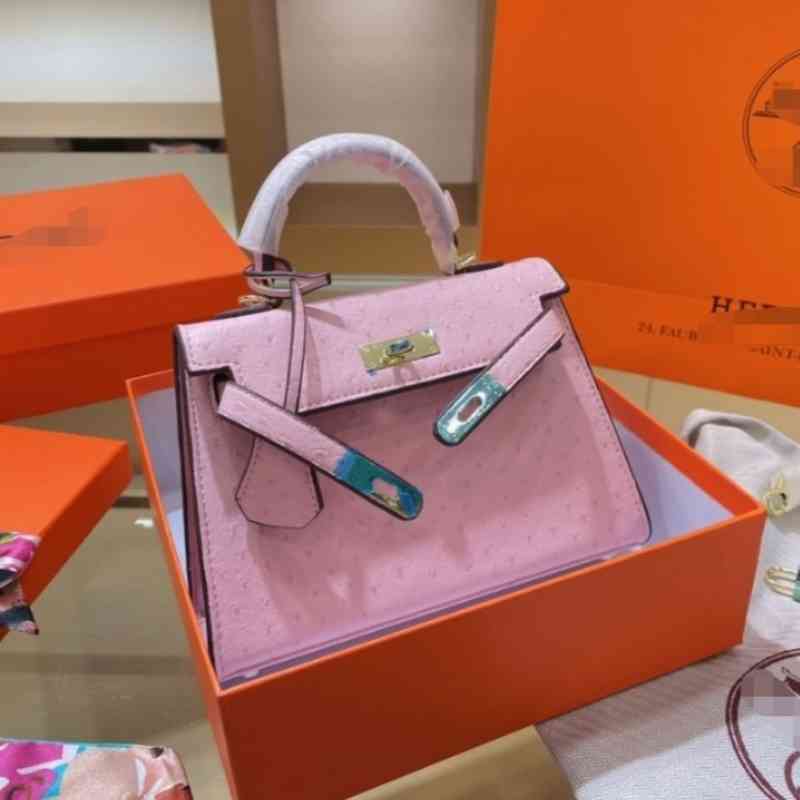 Dinner Bag Luxurys Designer Handbags Herme Women Women's Ostrich Skin Pattern Kely 30 Only Rich Woman's Same Style Cross Arm Versatile
Dinner Bag Luxurys Designer Handbags Herme Women Women's Ostrich Skin Pattern Kely 30 Only Rich Woman's Same Style Cross Arm Versatile