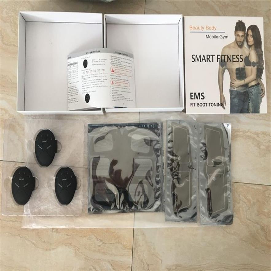 ABS Stimulator Smart Fitness Abdominal EMS Electrical muscle stimulation Muscle Exerciser Belt Fat Burner Massager Body Slimming P