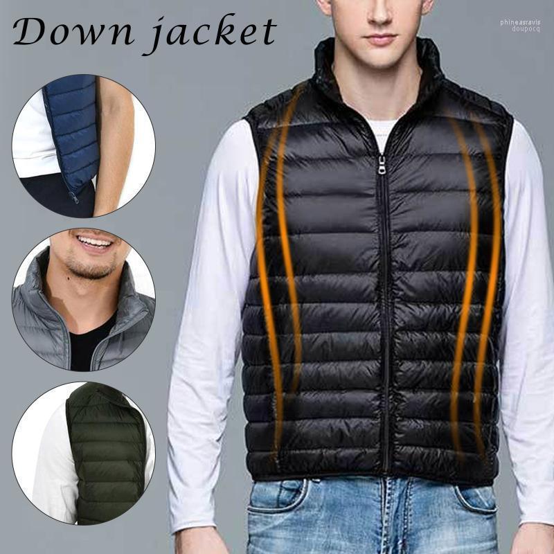 Men' Lightweight Down Vest With Stand-up Collar Casual Top For Autumn Winter FS99 Vests Phin22, Gray
Men' Lightweight Down Vest With Stand-up Collar Casual Top For Autumn Winter FS99 Vests Phin22, Gray