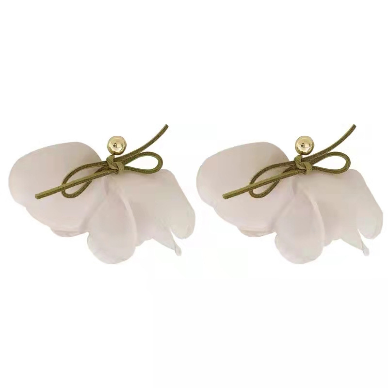 Fairy Chiffon Flower Earrings 2022 New Fashion Earrings Female Minority Design