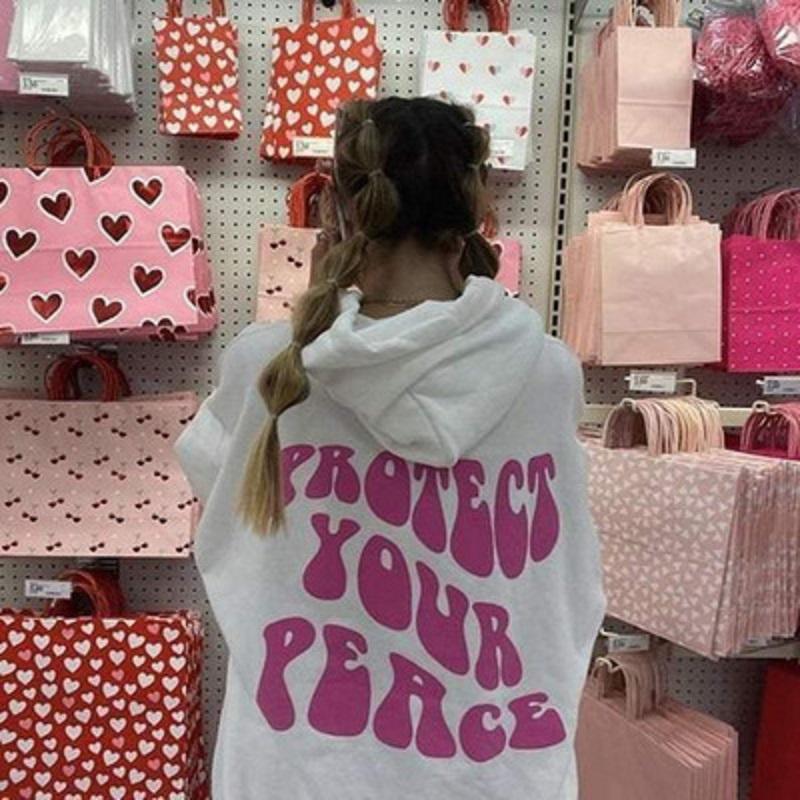 Women's Hoodies & Sweatshirts European And American Letter Retro Printing Loose Casual Street Harajuku Y2K Round Neck Hooded Pullover Sweate, Green
Women's Hoodies & Sweatshirts European And American Letter Retro Printing Loose Casual Street Harajuku Y2K Round Neck Hooded Pullover Sweate, Green