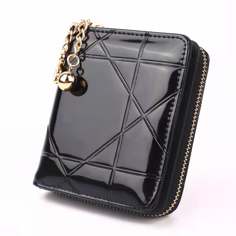 Great quality women designer wallets lady chain fashion casual zipper zero purses no20