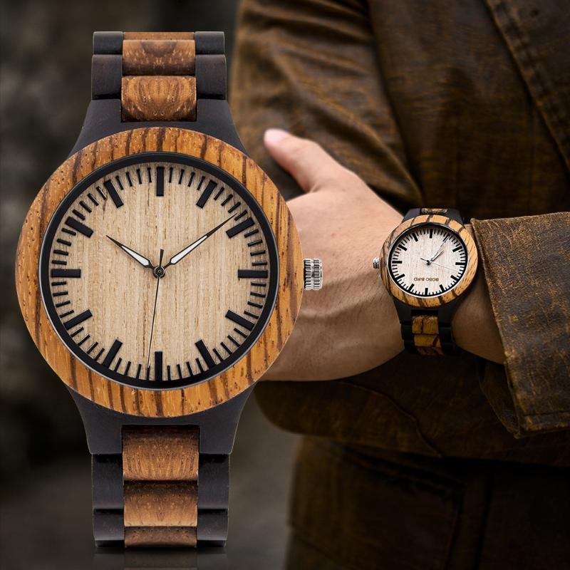 Wristwatches BIRD Couple Watch Zabra Wooden Quartz Watches For Men Women Fashion Luxury Christmas Gift Logo Customized Drop, Women 38mm
Wristwatches BIRD Couple Watch Zabra Wooden Quartz Watches For Men Women Fashion Luxury Christmas Gift Logo Customized Drop, Women 38mm