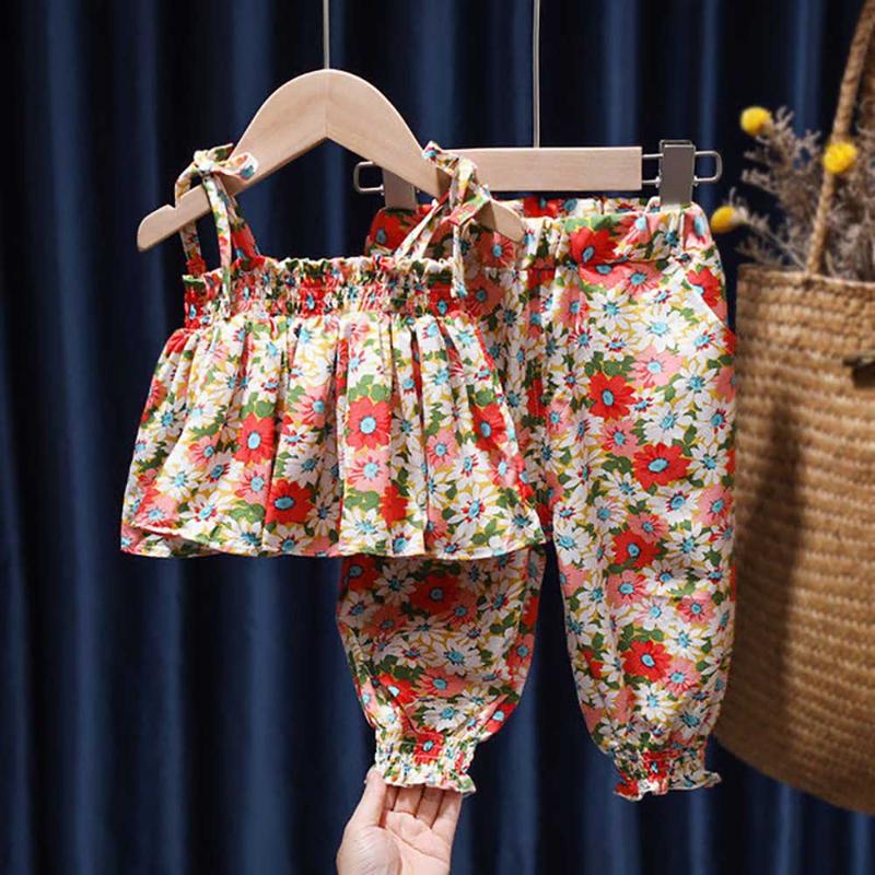 Clothing Sets Toddler Girls Floral Dress Pants Clothes For Casual Style Girl Summer Childrens
Clothing Sets Toddler Girls Floral Dress Pants Clothes For Casual Style Girl Summer Childrens