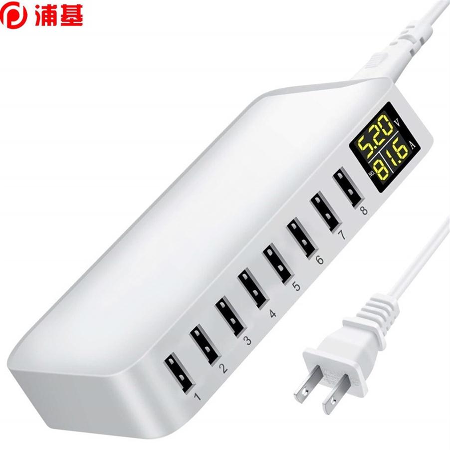 Multi 8 Port USB Fast Charger Desk Phone Carregador LCD Display Charger Dock For Smartphone Iphone charger Samsung Xiaomi321x
Multi 8 Port USB Fast Charger Desk Phone Carregador LCD Display Charger Dock For Smartphone Iphone charger Samsung Xiaomi321x