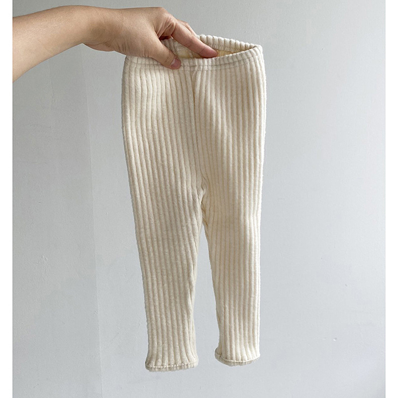 Autumn Winter Baby Boys And Girls Clothes Set Ribbed Sweater Bottom Shirts Pants Suit Children's Clothing 2 Piece 220507