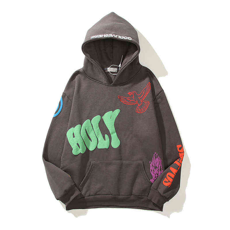 Harajuku Retro Letter Foam Graffiti Fleece Mens and Womens Hooded Sweatshirts Oversized Casual Pullover Loose Hoodies T220726, Gray
Harajuku Retro Letter Foam Graffiti Fleece Mens and Womens Hooded Sweatshirts Oversized Casual Pullover Loose Hoodies T220726, Gray