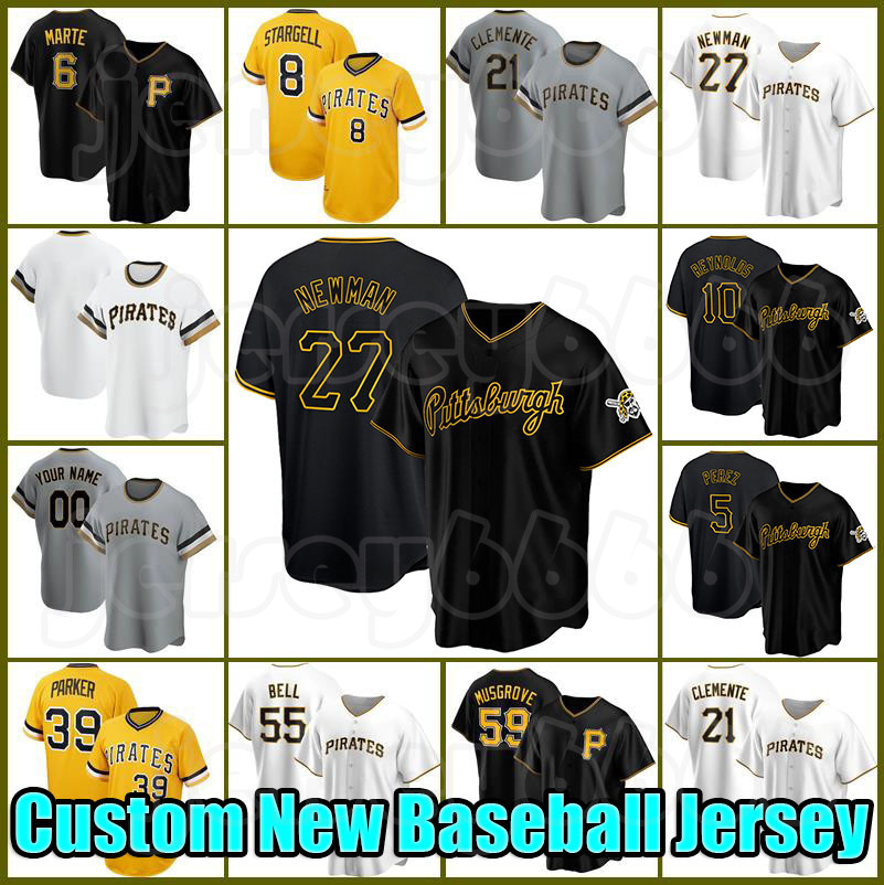 27 Kevin Newman 21 Roberto Clemente Barry Bonds Baseball Jersey Pirates Oneil Cruz Josh Bell Bryan Reynolds Ke'Bryan Hayes Starling Marte Dave Parker Adam Frazier, Men custom cool base(haidao)
27 Kevin Newman 21 Roberto Clemente Barry Bonds Baseball Jersey Pirates Oneil Cruz Josh Bell Bryan Reynolds Ke'Bryan Hayes Starling Marte Dave Parker Adam Frazier, Men custom cool base(haidao)