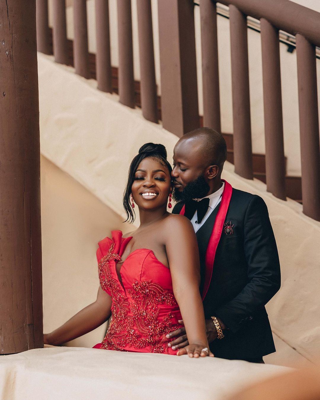 Plus Size Red African Mermaid Prom Dress Crystal Beading Tiered Train Sweet 15 16 Quinceanera Evening Dresses Birthday Party Special Occasion