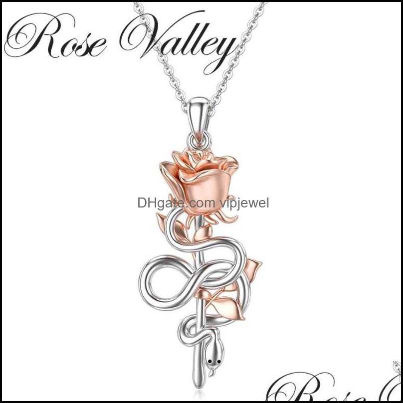 Pendant Necklaces Pendants Jewelry Rose Flower Necklace For Women Snake Fashion Girls G Dhg2I
Pendant Necklaces Pendants Jewelry Rose Flower Necklace For Women Snake Fashion Girls G Dhg2I