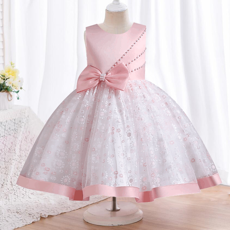 Kids Tutu Birthday Princess Party Dress for Girls Infant Lace Children Bridesmaid Elegant Dress for Girl baby Girls Clothes 220707