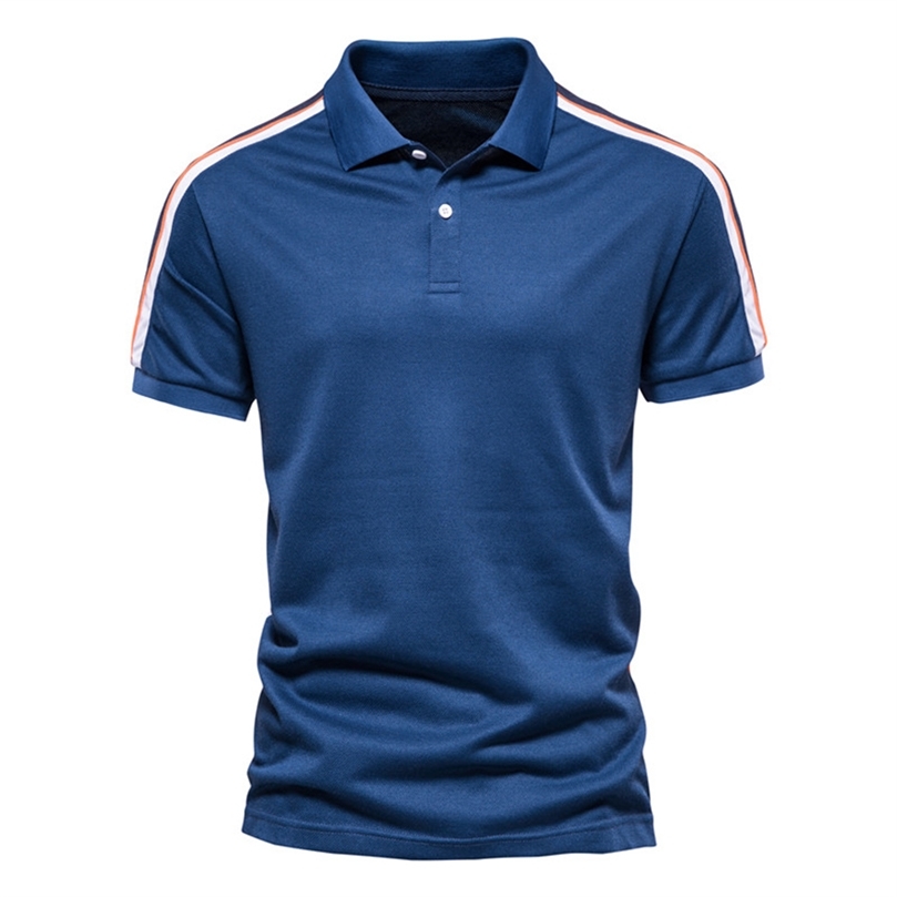 AIOPESON Spring and Summer Mens Polo Shirt Patchwork Antipilling Polo T Shirt for Men Classic Causal Men Clothing 220704, Navy blue
AIOPESON Spring and Summer Mens Polo Shirt Patchwork Antipilling Polo T Shirt for Men Classic Causal Men Clothing 220704, Navy blue