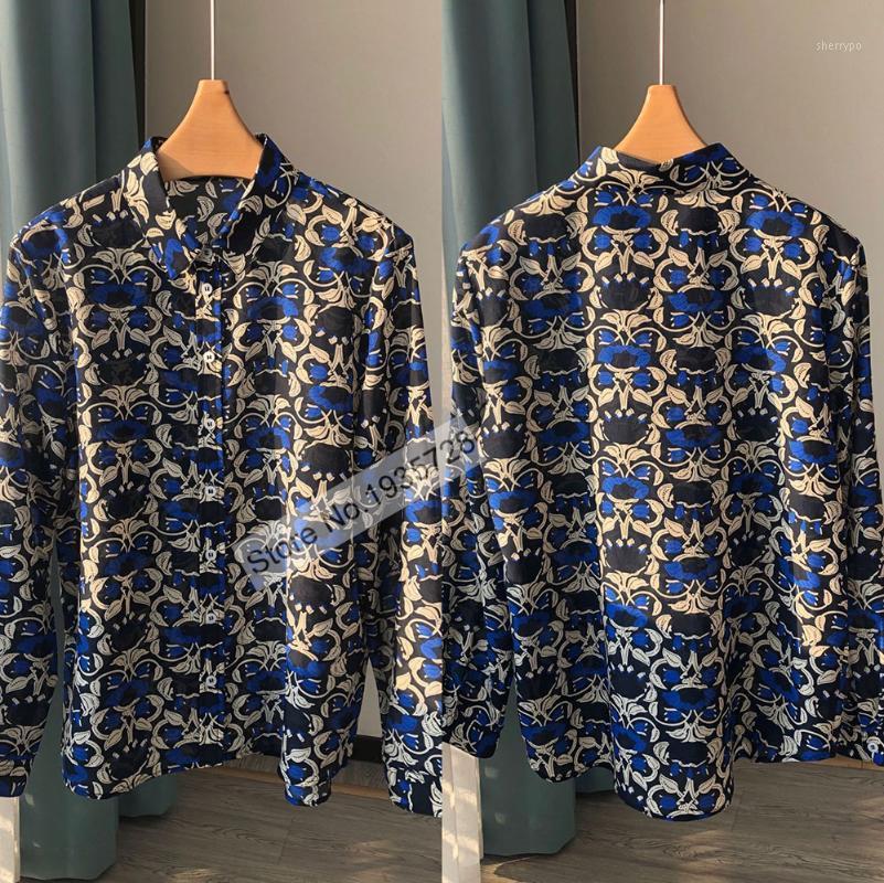 Women' Blouses & Shirts Ladies High-end Silk & Cotton Floral Printed Long Sleeve Blouse Shirt Top, Color as real pic
Women' Blouses & Shirts Ladies High-end Silk & Cotton Floral Printed Long Sleeve Blouse Shirt Top, Color as real pic