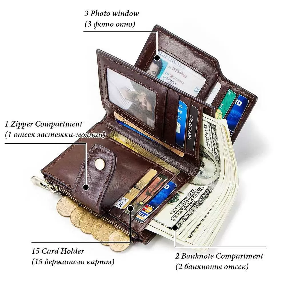 Wallets Intelligent Anti Loss Men's Leather Rfid Anti-theft Brush Zero Wallet Bluetooth Link Multifunction