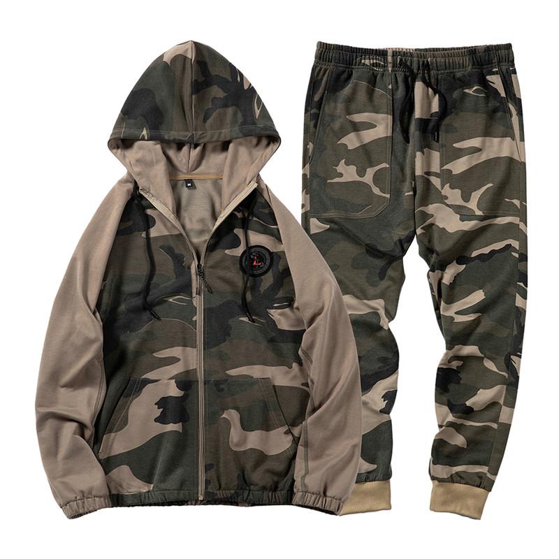 Men's Tracksuits Ymwmhu Camouflage Sets Long Sleeve Zipper Hoodies Loose Fashion Autumn And Winter Outfits Sport Wear Army Green Pants, Camouflage green
Men's Tracksuits Ymwmhu Camouflage Sets Long Sleeve Zipper Hoodies Loose Fashion Autumn And Winter Outfits Sport Wear Army Green Pants, Camouflage green