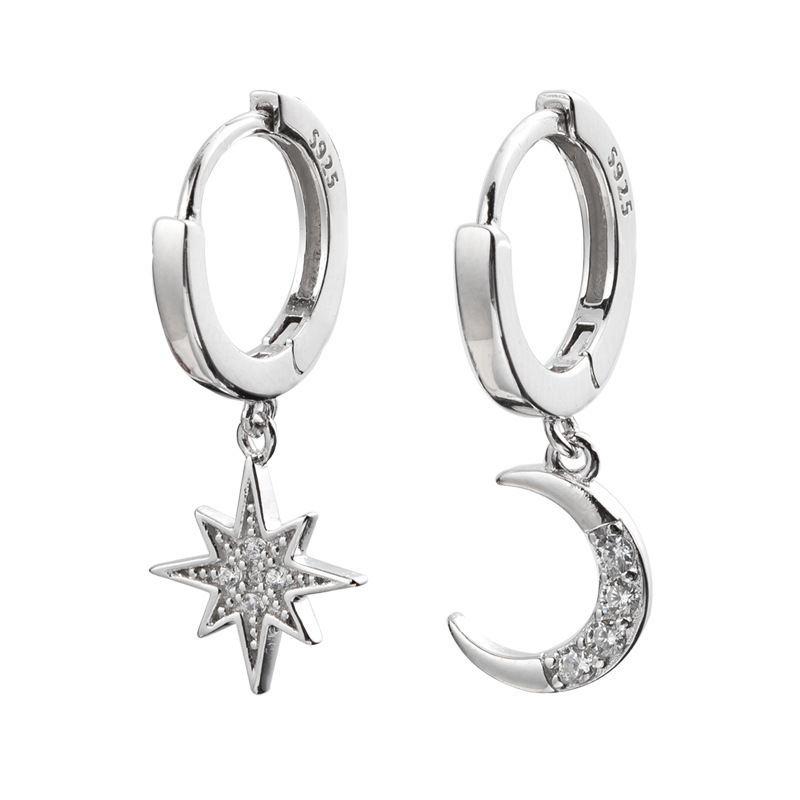 Gold Silver Moon and Star Jewelry Irregular Charm Earrings For Women New Fashion Korean Stud Earring
Gold Silver Moon and Star Jewelry Irregular Charm Earrings For Women New Fashion Korean Stud Earring