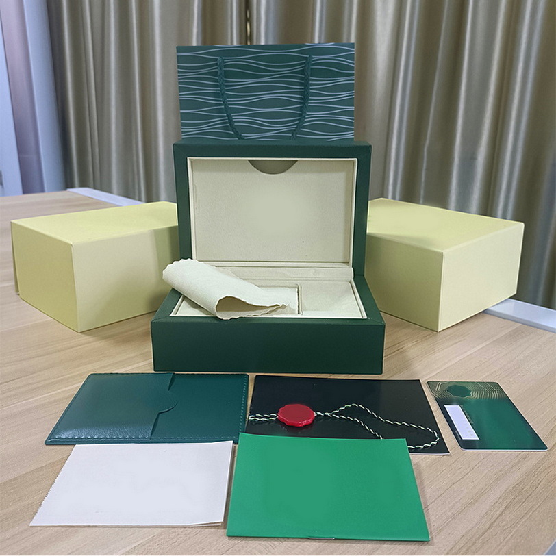 ROLEX Luxury High Quality Perpetual Green Watch Box Wood Boxes For 116660 126600 126710 126711 116500 116610 Watches Accessories Cases Boxes ST9 GMT left-handed
ROLEX Luxury High Quality Perpetual Green Watch Box Wood Boxes For 116660 126600 126710 126711 116500 116610 Watches Accessories Cases Boxes ST9 GMT left-handed