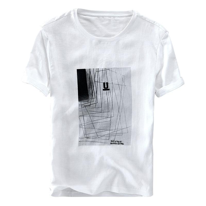 Men's T-Shirts Spain Style Arrival Summer Short Sleeve White Linen T Shirt Men Brand Fashion Simple T-shirt Casual Solid Male TshirtMen's
Men's T-Shirts Spain Style Arrival Summer Short Sleeve White Linen T Shirt Men Brand Fashion Simple T-shirt Casual Solid Male TshirtMen's