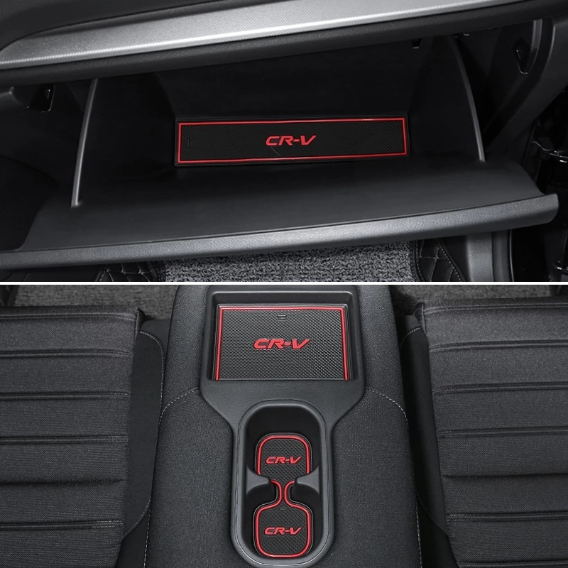 Car Dashboard Anti-skid Pad Door Slot Pad Dustproof For Honda CRV CR-V 2013 2014 2015 2016 2017 2018 2019 Interior Accessories