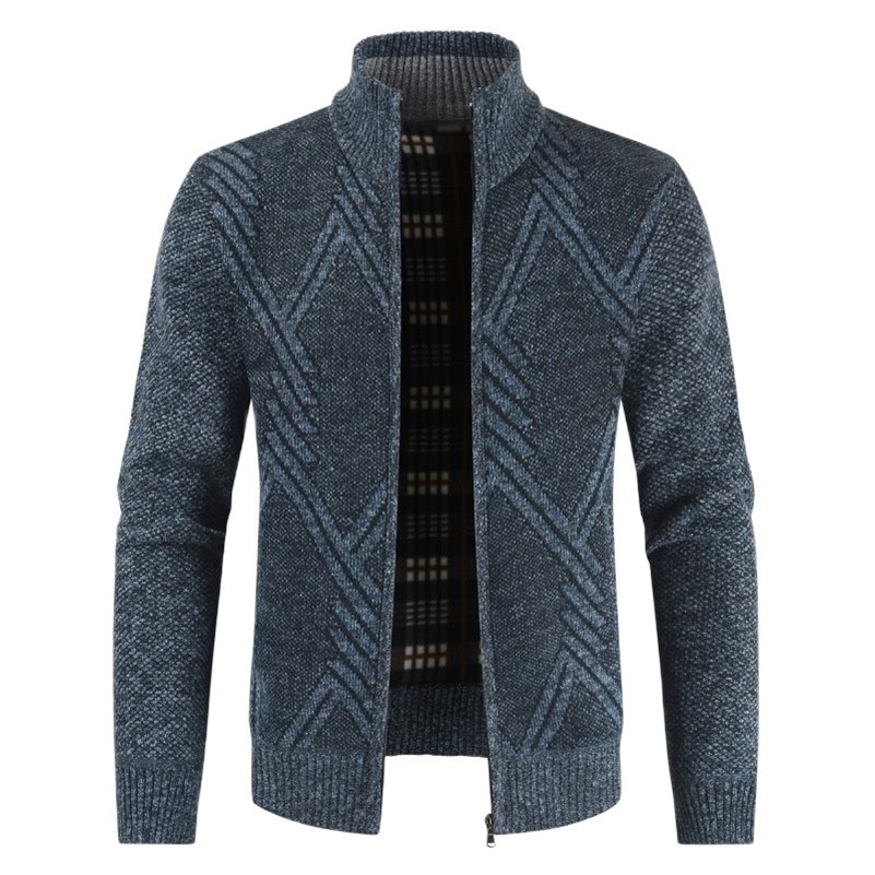 Men's Sweaters Autumn Winter Jacket Men Coats Solid Slim Fit Thick Fleece Coats Men Jacket Casual Stand Collar Zip Jacket Men 220826, Brown
Men's Sweaters Autumn Winter Jacket Men Coats Solid Slim Fit Thick Fleece Coats Men Jacket Casual Stand Collar Zip Jacket Men 220826, Brown