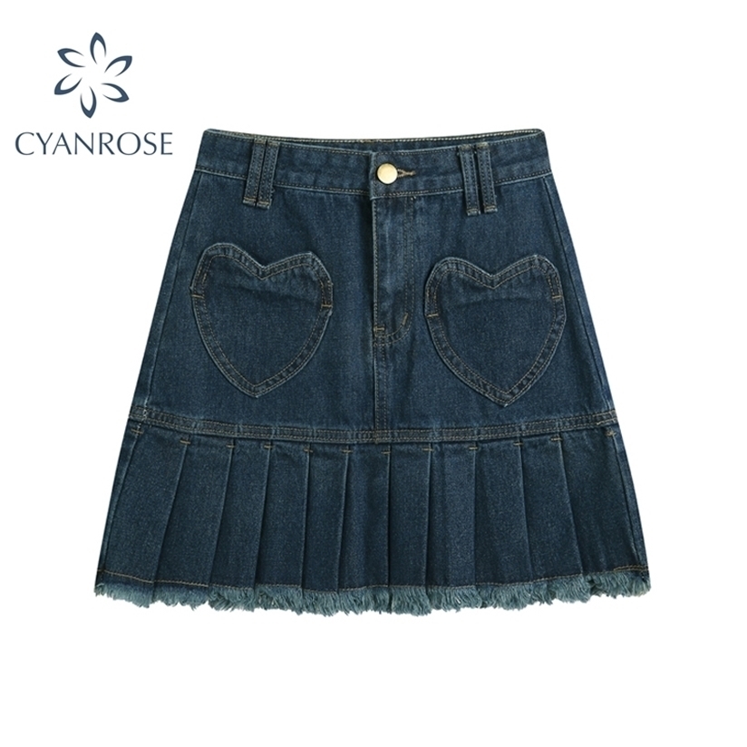 High Waist Y2k Pleated Denim Skirt Women Casual Love Graphic Pocket Blue Washed Mini Summer Streetwear E-girl Outfits 220322
High Waist Y2k Pleated Denim Skirt Women Casual Love Graphic Pocket Blue Washed Mini Summer Streetwear E-girl Outfits 220322