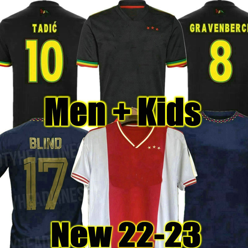TADIC 21 22 23 Bob Marley Soccer Jersey fans player version BERGHUIS HALLER Third black Kit BLIND KLAASSEN GRAVENBERCH 2022 2023 football shirts men kids, 21 22 3rd aldult + patch
TADIC 21 22 23 Bob Marley Soccer Jersey fans player version BERGHUIS HALLER Third black Kit BLIND KLAASSEN GRAVENBERCH 2022 2023 football shirts men kids, 21 22 3rd aldult + patch