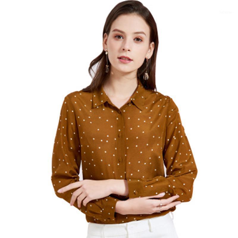 Silk Shirt Women Blouse Top Polka Dot Female 2022 Spring And Summer Products Wild Women' Slim Blouses & Shirts, Style
Silk Shirt Women Blouse Top Polka Dot Female 2022 Spring And Summer Products Wild Women' Slim Blouses & Shirts, Style