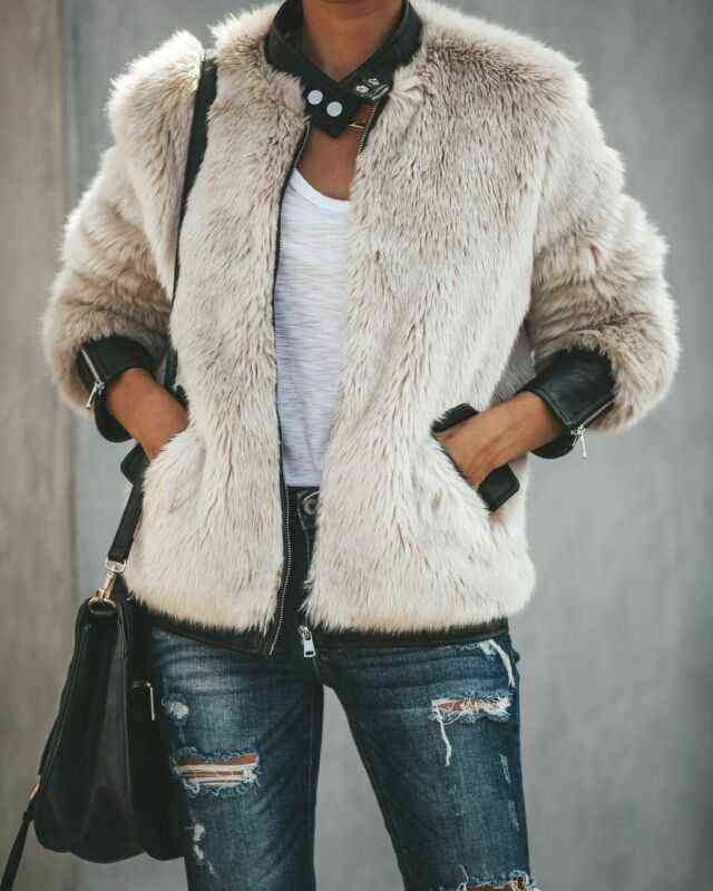 Hot Women Warm Teddy Bear Fleece Leather Faux Fur Patchwork Pocket Long Sleeve Slim Jacket Zip Up Oversize Outwear Coats L220714, As picture
Hot Women Warm Teddy Bear Fleece Leather Faux Fur Patchwork Pocket Long Sleeve Slim Jacket Zip Up Oversize Outwear Coats L220714, As picture