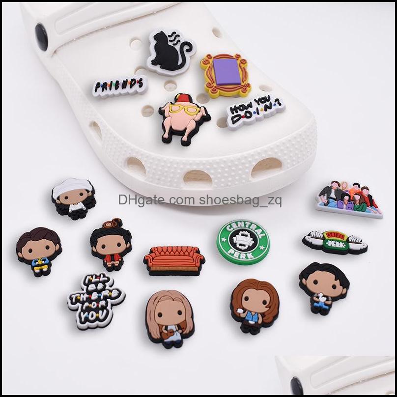 Shoe Parts Accessories Shoes Pvc Croc Charms Friends Decoration Buckle Pins Buttons Drop Delivery 2021 Nkegx
Shoe Parts Accessories Shoes Pvc Croc Charms Friends Decoration Buckle Pins Buttons Drop Delivery 2021 Nkegx