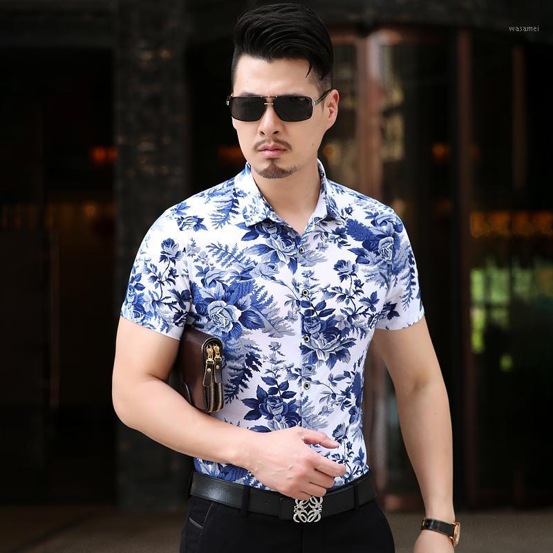 Men's Floral Hawaiian Shirt Summer High Quality Breathable Thin Mercerized Cotton Short Sleeve Men Flower Casual Shirts, Beige
Men's Floral Hawaiian Shirt Summer High Quality Breathable Thin Mercerized Cotton Short Sleeve Men Flower Casual Shirts, Beige