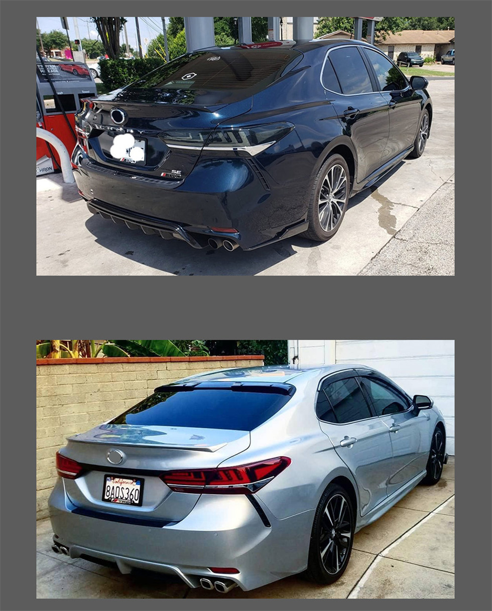 1 Pair Rear Lights For Camry LED Tail Light 18-21 Toyota Start Up Animation With Sequential Turn Signal Rear Lamp Assembly