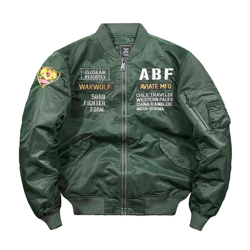 Men's Jacket Autumn and Winter Air Force Pilot Embroidery Baseball Uniform Plus Velvet Thick Loose, Black
Men's Jacket Autumn and Winter Air Force Pilot Embroidery Baseball Uniform Plus Velvet Thick Loose, Black