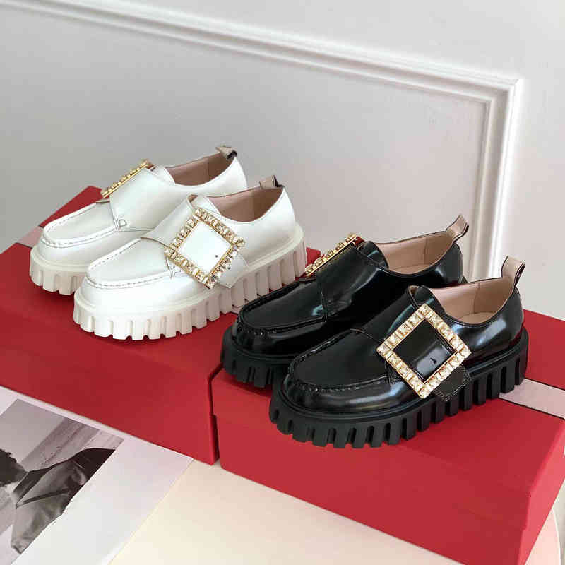 New Dress Woman Shoes For Ladies Early Spring 2022 Rhinestone Thick Soled Leffer Shoes Women's Leather Women Sandals Heels 220401, Black drill button
New Dress Woman Shoes For Ladies Early Spring 2022 Rhinestone Thick Soled Leffer Shoes Women's Leather Women Sandals Heels 220401, Black drill button