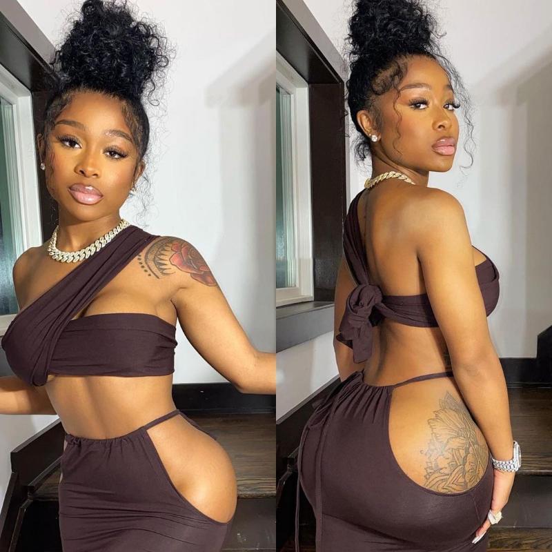 Work Dresses Sexy Backless Long Skirt Sets Cut Out 2 Pcs Tie Cross Halter Strap Crop Top Women Party Night Club Wear Summer Outfit 2022, Black
Work Dresses Sexy Backless Long Skirt Sets Cut Out 2 Pcs Tie Cross Halter Strap Crop Top Women Party Night Club Wear Summer Outfit 2022, Black