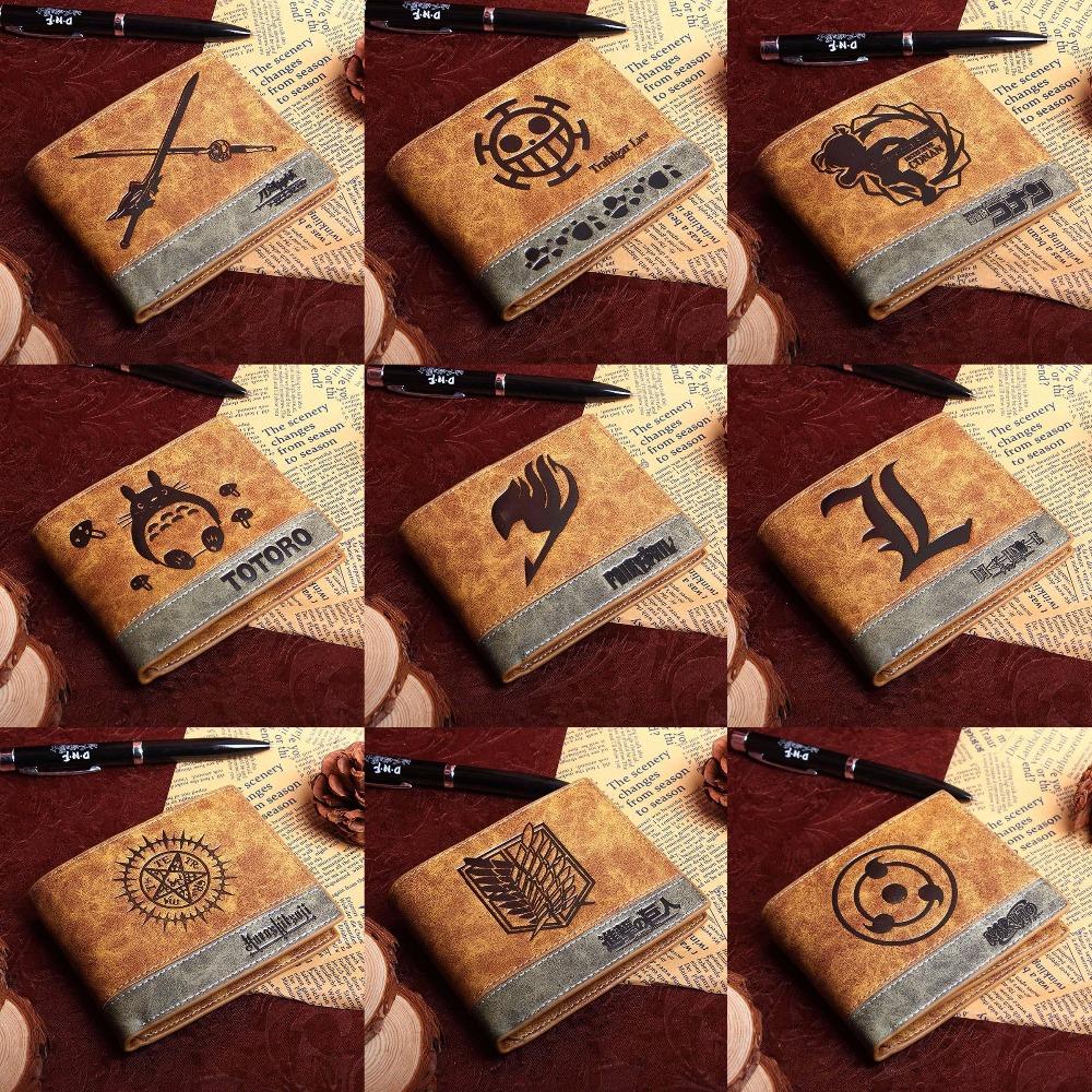 Pu Khaki Short Wallet Of Jojo Pirate King Skull Death Note Fairy Tail Totoro Sword Art Online Attack On Titan, Color1
Pu Khaki Short Wallet Of Jojo Pirate King Skull Death Note Fairy Tail Totoro Sword Art Online Attack On Titan, Color1
