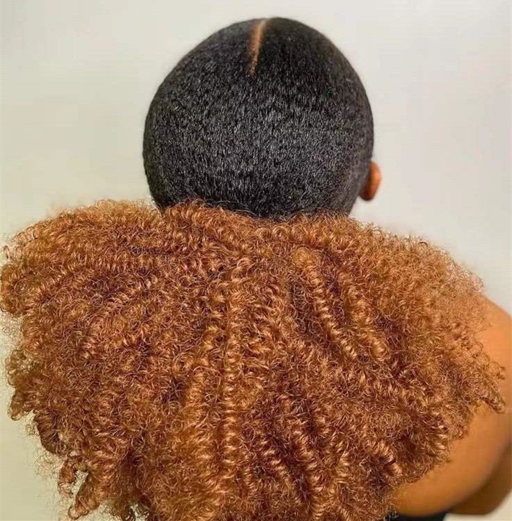 Top grade virgin human hair ponytail Ginger colored orange brown blonde ponytail faux kinky coily drawstring pony tail hairpiece for black women 120g
Top grade virgin human hair ponytail Ginger colored orange brown blonde ponytail faux kinky coily drawstring pony tail hairpiece for black women 120g