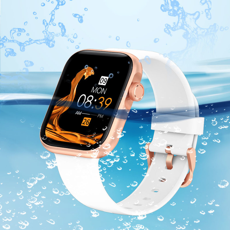 Lc201 Bluetooth Calling Body Temperature Detection Voice Assistant Sports Alarm Health Waterproof Smart Watch(The logistics price Pls Contact us)