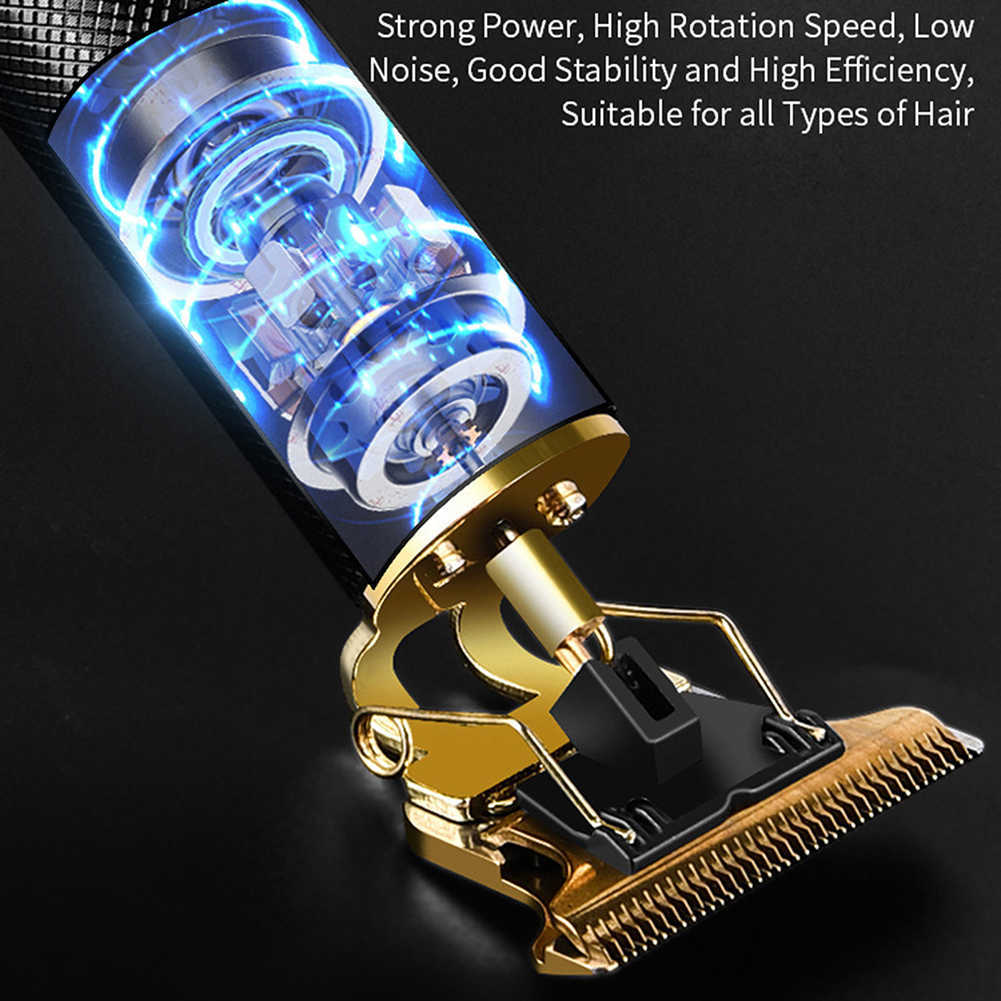 T9 Hair Trimmer Barber Hair Clipper Cordless Cutting Machine Beard Shaving Electric Razor Men Shaver