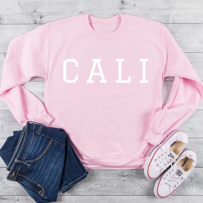 Skuggnas Arrival Cali Sweatshirt Women California Pullover Fashion Tumblr Jumper Long Sleeved Pink Outfits Women' Hoodies & Sweatshirts, Black
Skuggnas Arrival Cali Sweatshirt Women California Pullover Fashion Tumblr Jumper Long Sleeved Pink Outfits Women' Hoodies & Sweatshirts, Black