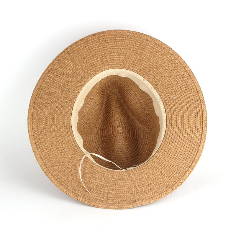 Adjustable Classic Panama HatHandmade In Ecuador Sun Hats Women Man Beach Straw Hat for Men UV Protection Cap 220617