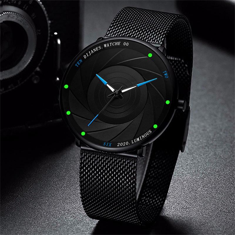 Wristwatches Reloj Hombre Watches Mens 2022 Minimalist Ultra Thin Stainless Steel Mesh Belt Quartz Watch Men Business Clock Relogio Masculin, L black white
Wristwatches Reloj Hombre Watches Mens 2022 Minimalist Ultra Thin Stainless Steel Mesh Belt Quartz Watch Men Business Clock Relogio Masculin, L black white