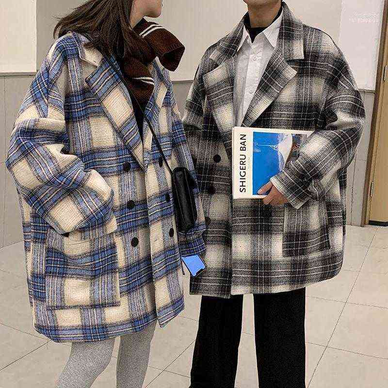 Men's Wool & Blends 2022 Winter Long Cashmere Woolen Bledns Plaid Loose Thickened Trench Coat Youth Fashion Parkas 2-color Windbreaker M-2XL T220810, Black
Men's Wool & Blends 2022 Winter Long Cashmere Woolen Bledns Plaid Loose Thickened Trench Coat Youth Fashion Parkas 2-color Windbreaker M-2XL T220810, Black
