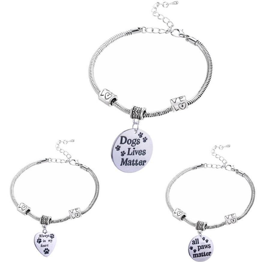 12PC All Paws Matter Dog Tag Pendant Cat Pet Animals Rescued Bracelets Bangles Men Women Family Friends BFF Charm Jewelry Gifts240J 
12PC All Paws Matter Dog Tag Pendant Cat Pet Animals Rescued Bracelets Bangles Men Women Family Friends BFF Charm Jewelry Gifts240J