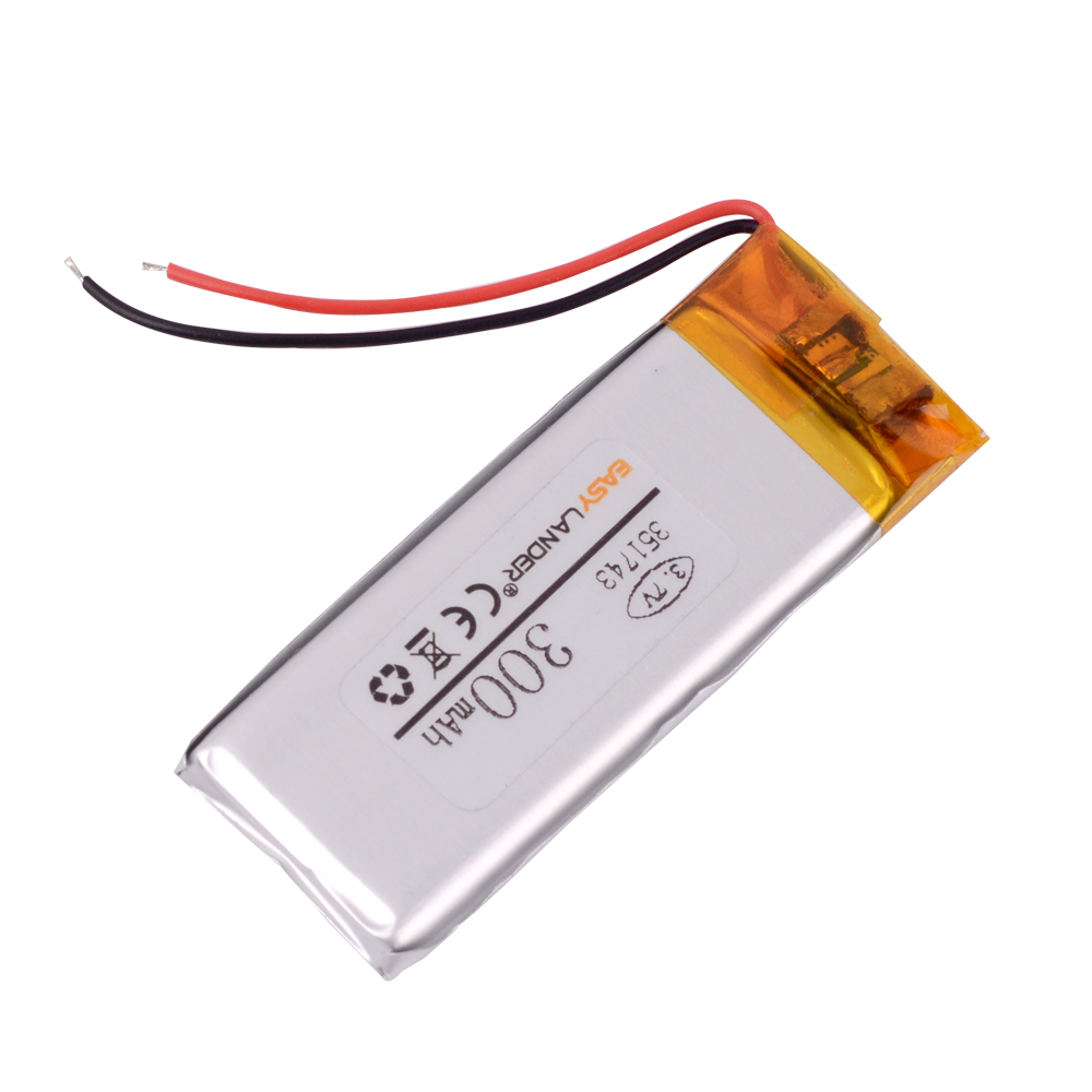 351743 3.7V 300mAh Rechargeable li Polymer Li-ion Battery For Sony MP3 sony walkman NWZ-B143F YP-U5 player
351743 3.7V 300mAh Rechargeable li Polymer Li-ion Battery For Sony MP3 sony walkman NWZ-B143F YP-U5 player