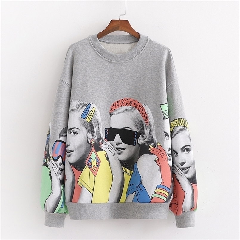 RR O Neck Sweatshirts Women Fashion Character Printed Sweatshirt Women Elegant Long Sleeve Sweatshirts Female Ladies JAB Y200706, Xdss2747
RR O Neck Sweatshirts Women Fashion Character Printed Sweatshirt Women Elegant Long Sleeve Sweatshirts Female Ladies JAB Y200706, Xdss2747