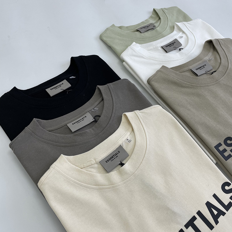 Brand Women's T-Shirt FOG double line chest silicone letters FEAROFGOD trend high street bottoming loose men's short-sleeved women's summer Top, White
Brand Women's T-Shirt FOG double line chest silicone letters FEAROFGOD trend high street bottoming loose men's short-sleeved women's summer Top, White